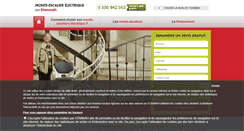 Desktop Screenshot of monte-escalier-electrique.fr